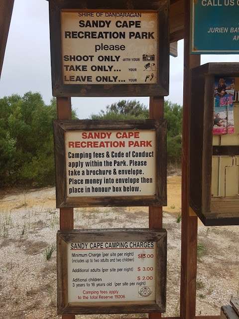 Photo: Sandy cape info stop